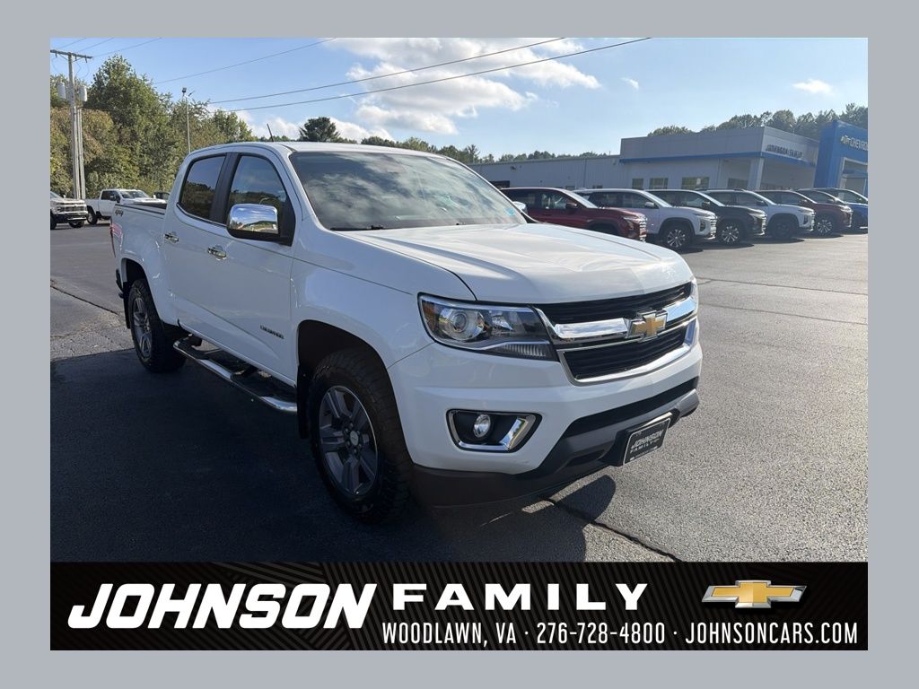 Summit White 2015 Chevrolet Colorado Pickup Truck Four-Wheel Drive 6-Speed Automatic