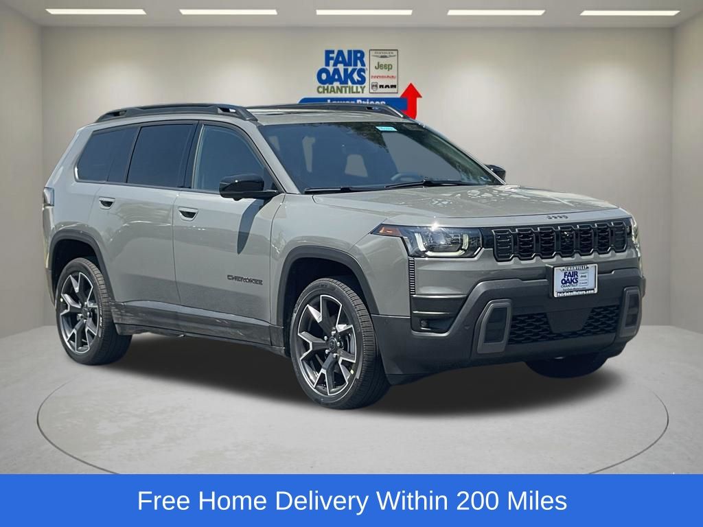 Sting-Gray Clearcoat 2026 Jeep Cherokee SUV / Crossover Four-Wheel Drive Continuously Variable Transmission