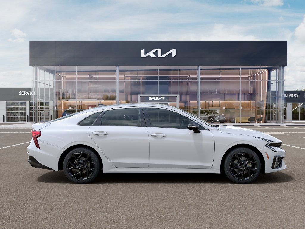 2026 Snow White Pearl Kia K5 GT-Line AWD Sedan