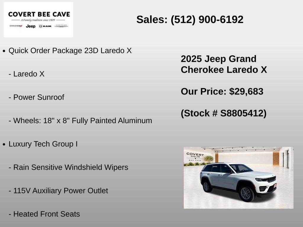 New Car 2025 Jeep Grand Cherokee  For Sale Under $30,000 In Austin, Texas