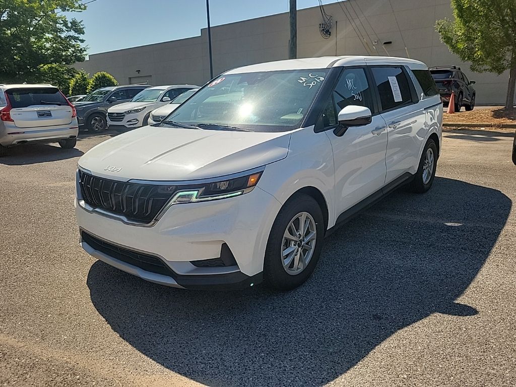 Snow White Pearl 2024 Kia Carnival LX FWD Minivan Front-Wheel Drive 8-Speed Automatic