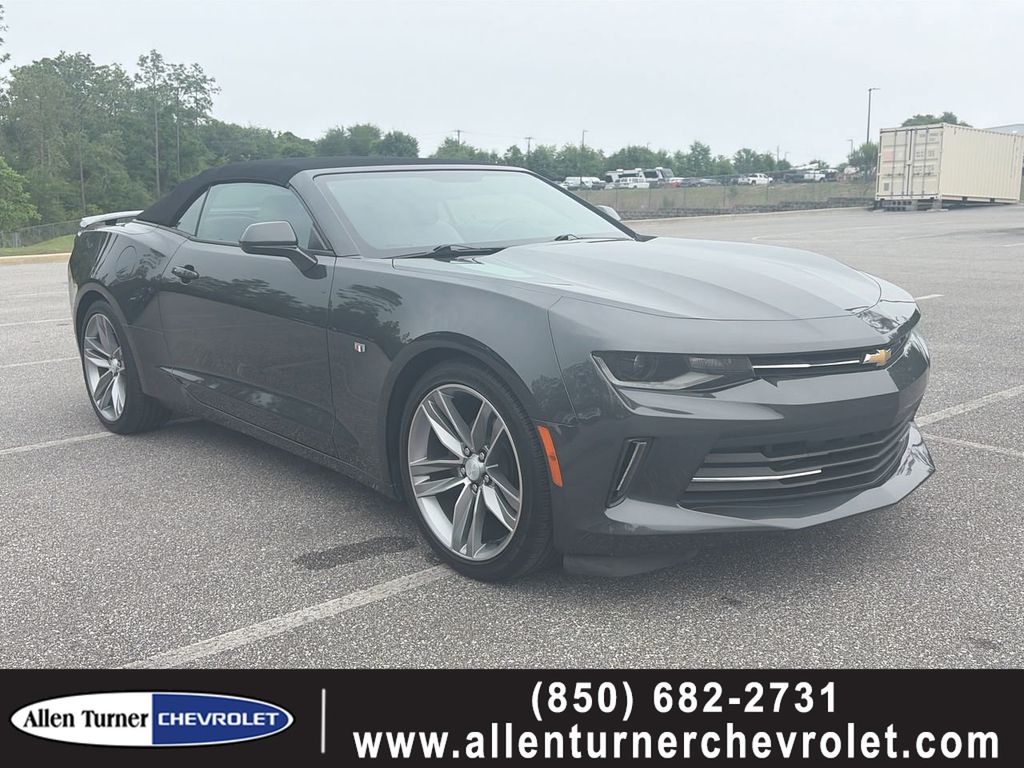 Nightfall Gray Metallic 2018 Chevrolet Camaro 1LT Convertible RWD Convertible Rear-Wheel Drive 8-Speed Automatic
