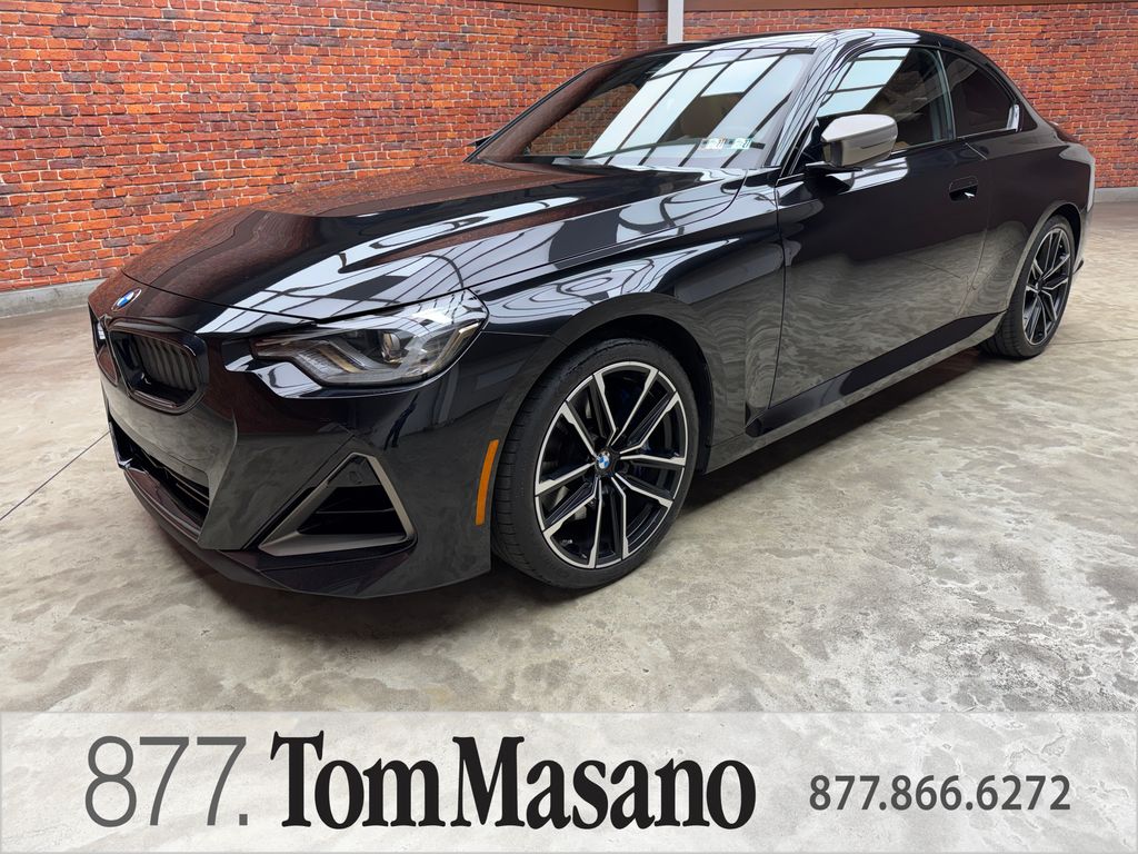 Black Sapphire Metallic 2022 BMW 2 Series Coupe All-Wheel Drive 8-Speed Automatic