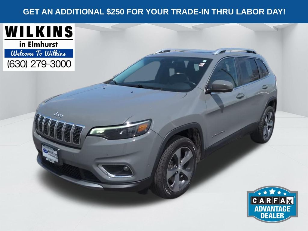 Sting-Gray Clearcoat 2020 Jeep Cherokee SUV / Crossover Four-Wheel Drive 9-Speed Automatic
