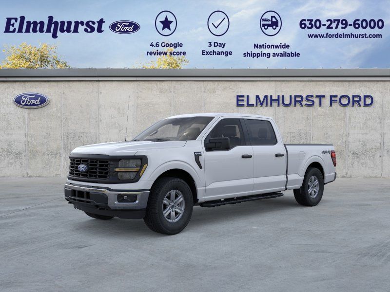Oxford White 2026 Ford F-150 XL SuperCrew 4WD Pickup Truck Four-Wheel Drive Automatic