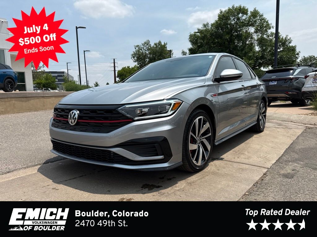 Pyrite Silver Metallic 2020 Volkswagen Jetta GLI Sedan Front-Wheel Drive 6-Speed Manual
