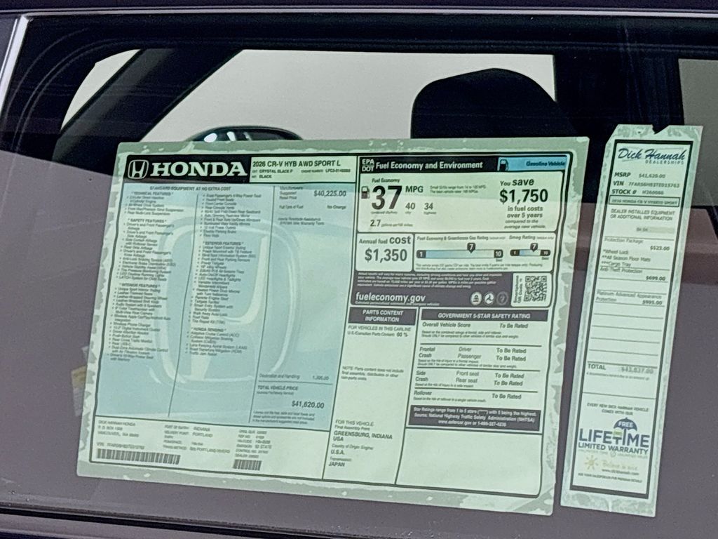 2026 Honda CR-V Hybrid Sport-L