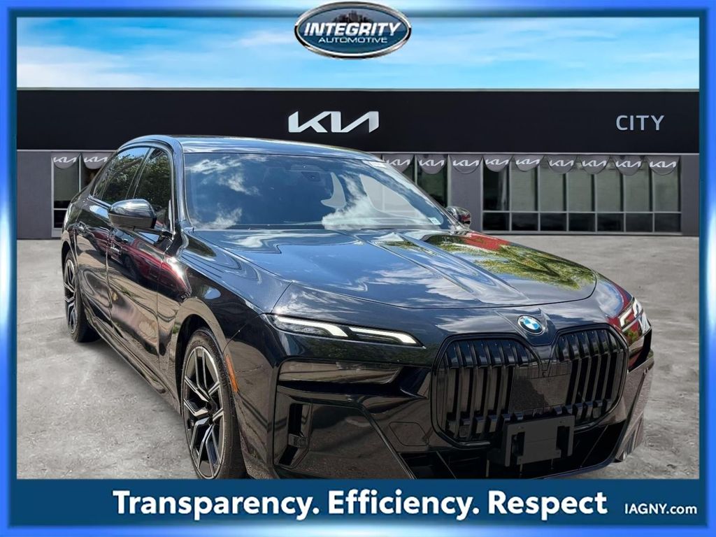 Black Sapphire Metallic 2024 BMW 7 Series Sedan All-Wheel Drive 8-Speed Automatic