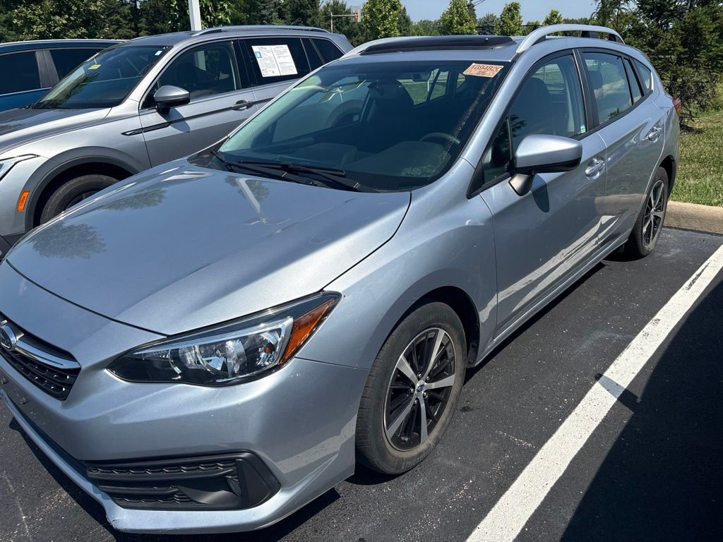 Ice Silver Metallic 2021 Subaru Impreza Wagon All-Wheel Drive Continuously Variable Transmission