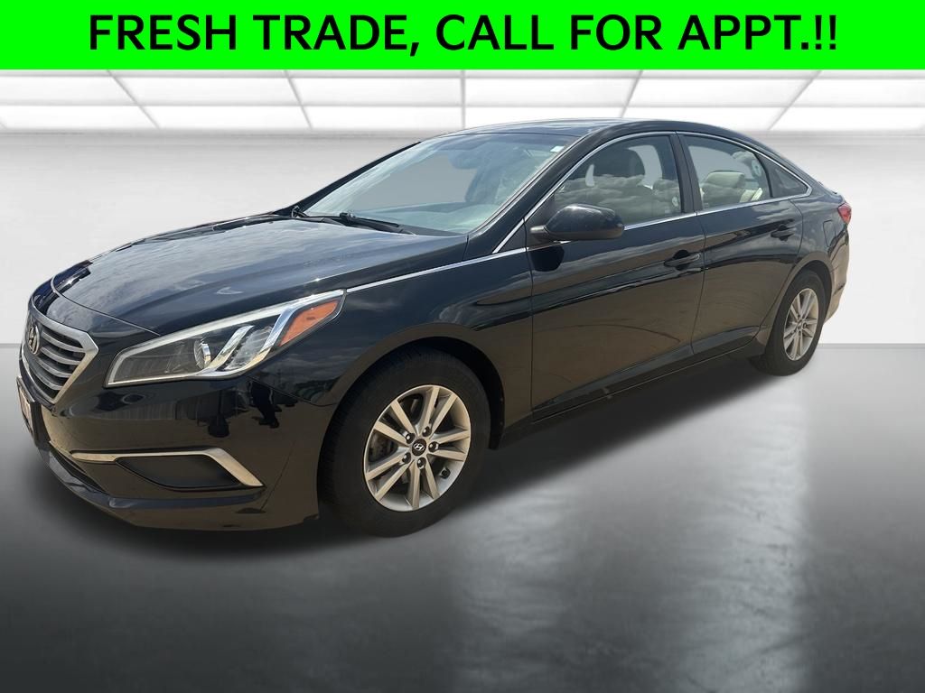 Phantom Black 2016 Hyundai Sonata Sedan Front-Wheel Drive 6-Speed Automatic