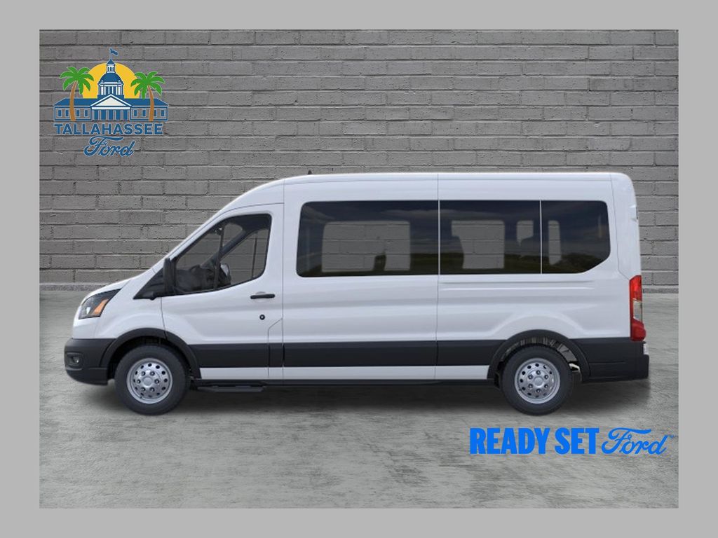 Oxford White 2026 Ford Transit Passenger Van All-Wheel Drive 