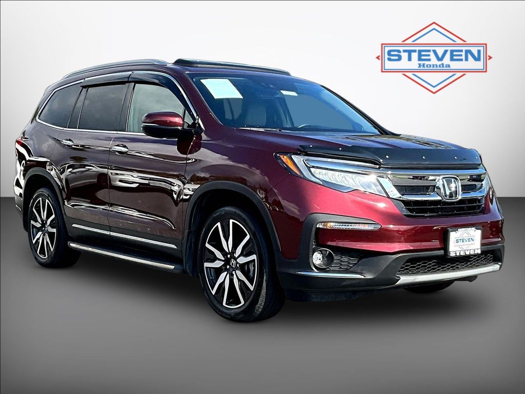 Red (Deep Scarlet Pearl) 2021 Honda Pilot SUV / Crossover All-Wheel Drive 9-Speed Automatic