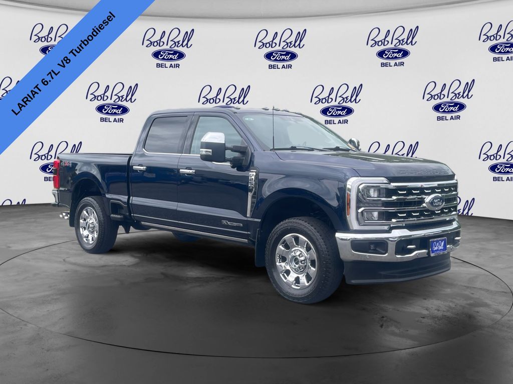 Antimatter Blue Metallic 2024 Ford F-250 Super Duty Pickup Truck Four-Wheel Drive Automatic