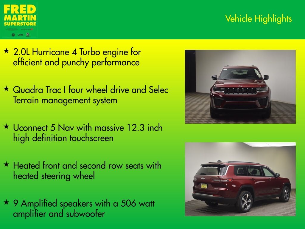 new 2026 Jeep Grand Cherokee L car, priced at $43,302
