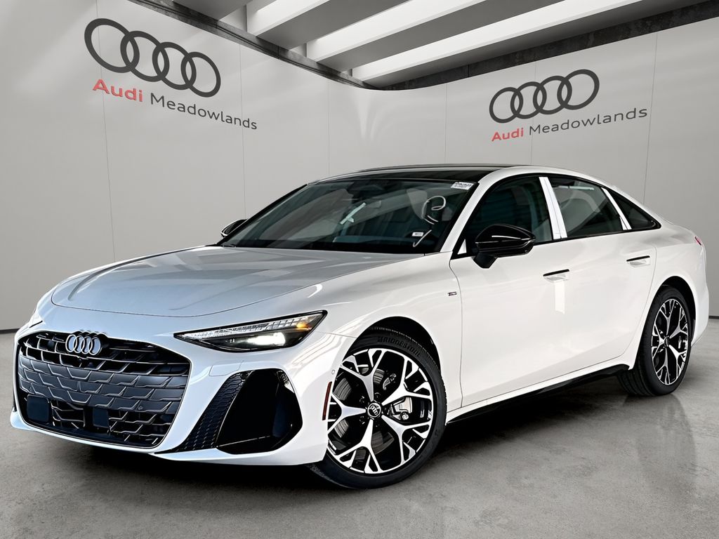Glacier White 2026 Audi A6 Sedan All-Wheel Drive 7-Speed Automatic