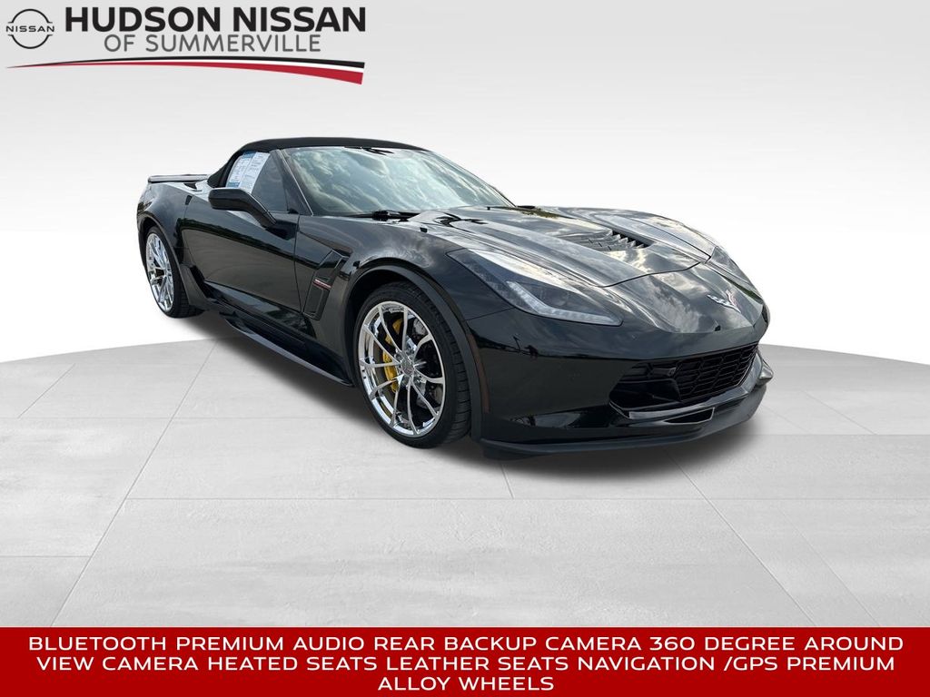 2017 Black Chevrolet Corvette Grand Sport RWD Convertible