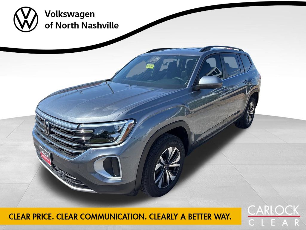 Platinum Gray Metallic 2024 Volkswagen Atlas SUV / Crossover All-Wheel Drive 8-Speed Automatic
