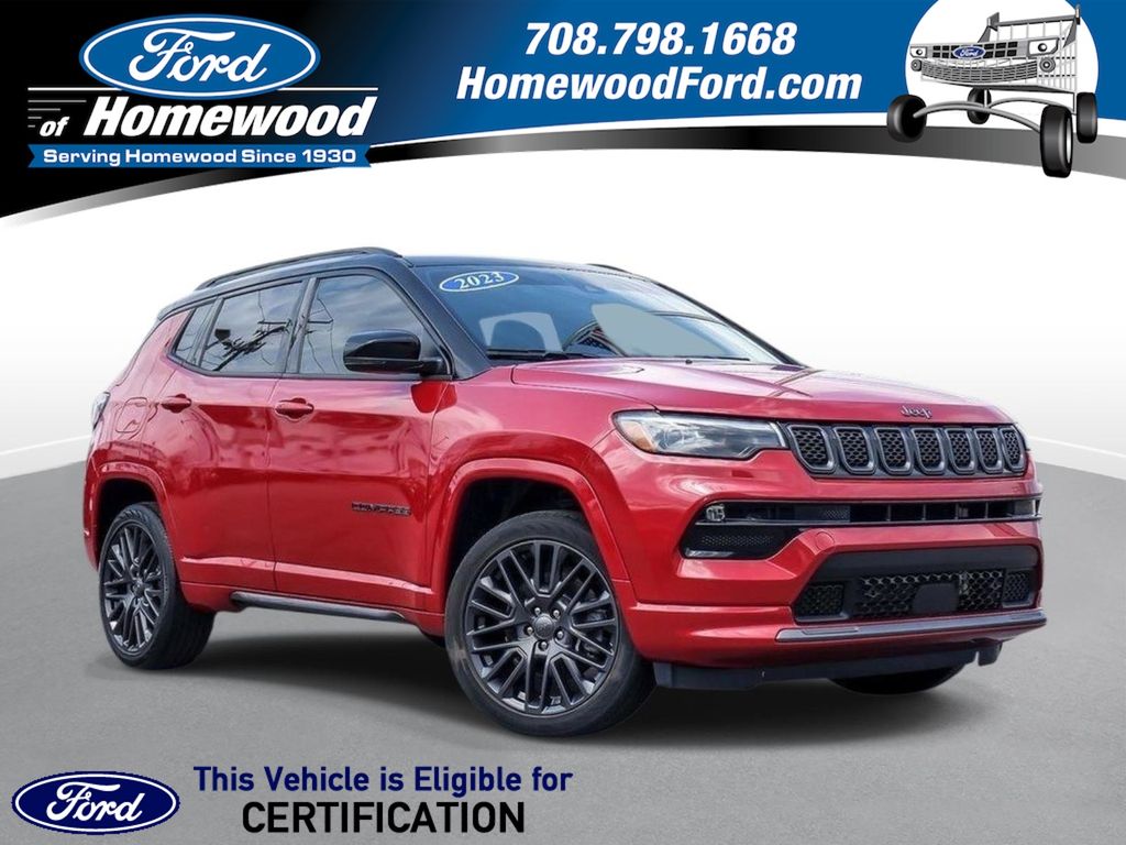 Redline Pearlcoat 2023 Jeep Compass High Altitude 4WD SUV / Crossover Four-Wheel Drive 8-Speed Automatic