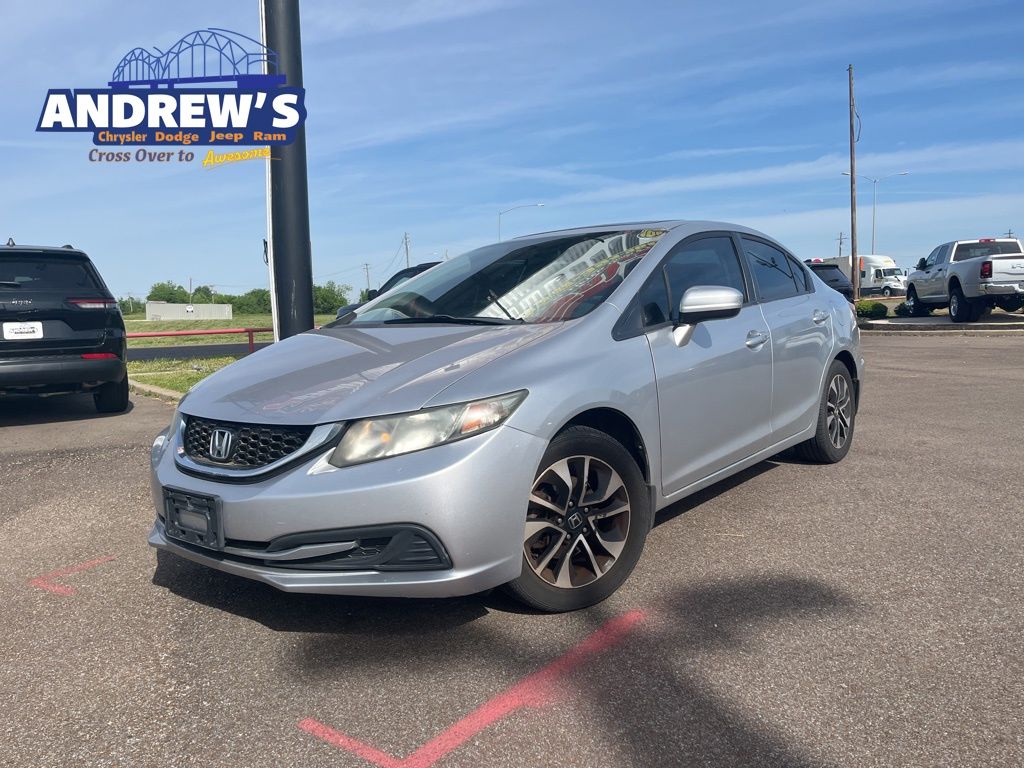2015 Honda Civic EX Sedan Front-Wheel Drive Continuously Variable Transmission