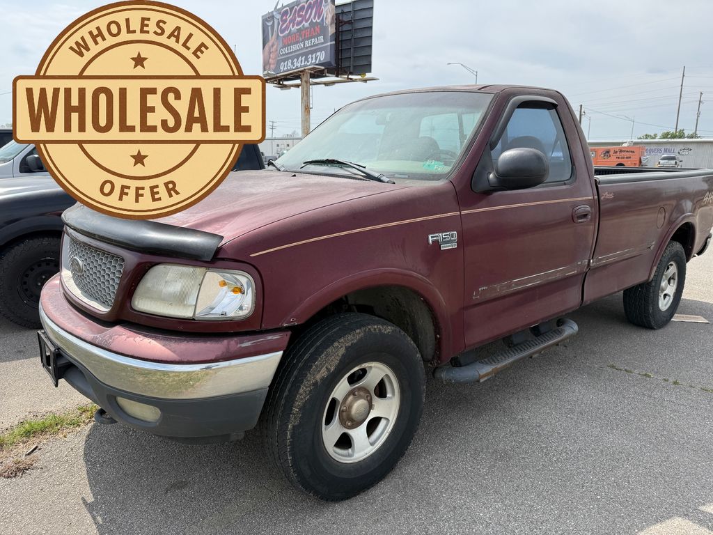 Dark Toreador Red Clearcoat Metallic 1999 Ford F-150 XL 4WD SB Pickup Truck Four-Wheel Drive 4-Speed Automatic Overdrive