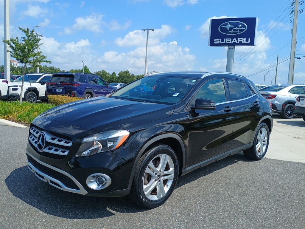 Night Black 2019 Mercedes-Benz GLA SUV / Crossover Front-Wheel Drive 7-Speed Automatic