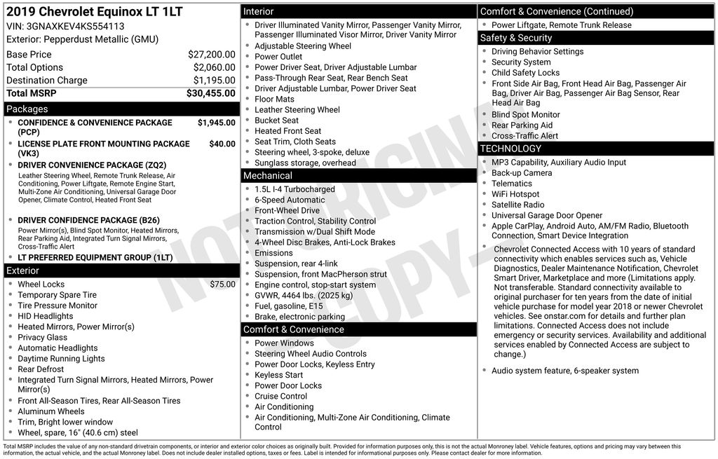2019 Chevrolet Equinox LT - Image 3