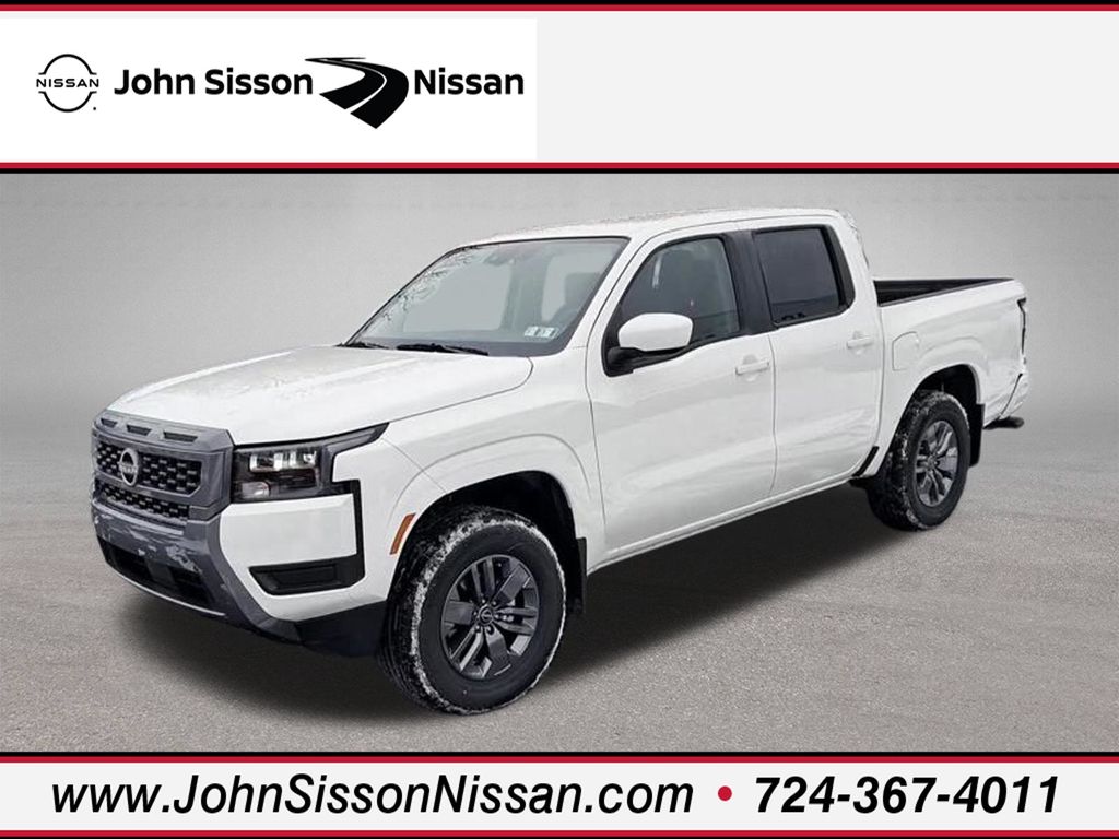 2026 Nissan Frontier SV White at John Sisson Motors