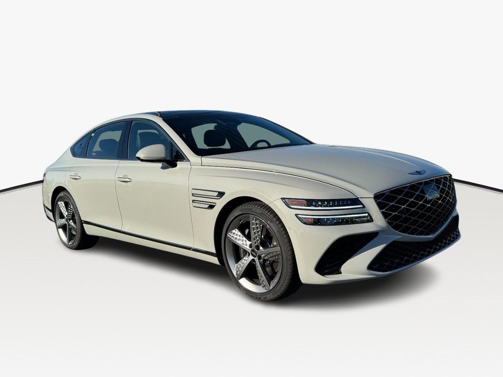Vatna Gray 2026 Genesis G80 Sedan All-Wheel Drive 8-Speed Automatic