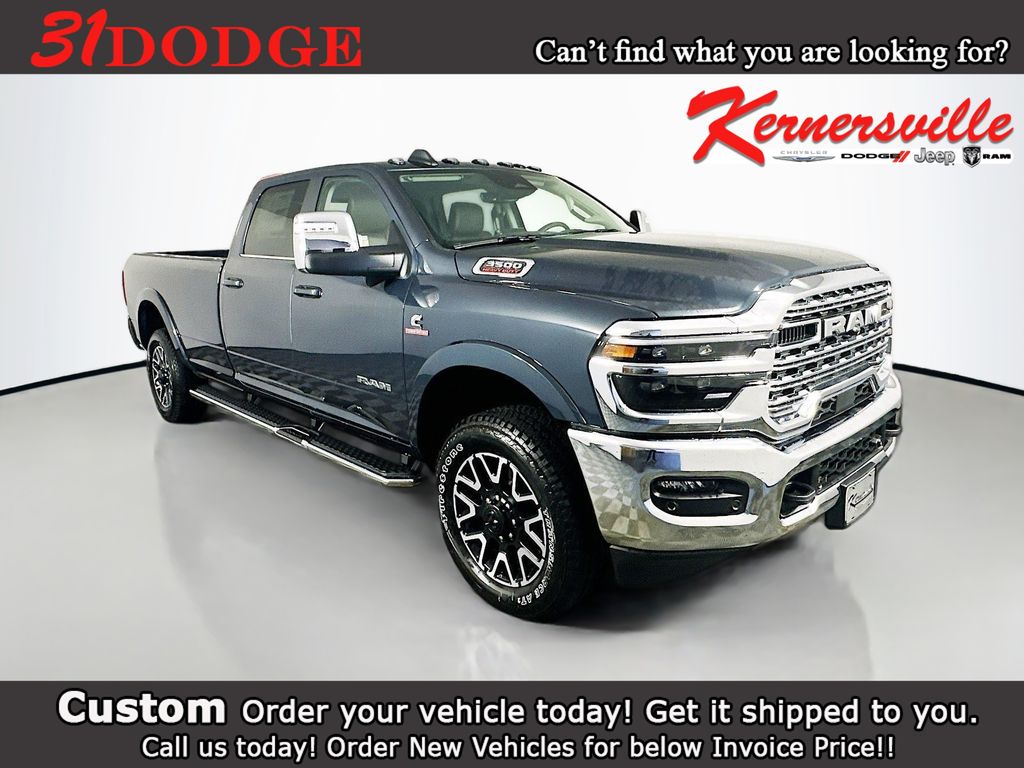 Blue Metallic 2026 RAM 3500 Pickup Truck Four-Wheel Drive Automatic