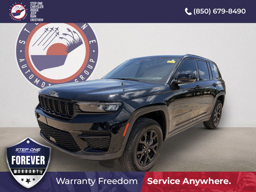 Diamond Black Crystal Pearlcoat 2024 Jeep Grand Cherokee Altitude X 4WD SUV / Crossover Four-Wheel Drive 8-Speed Automatic