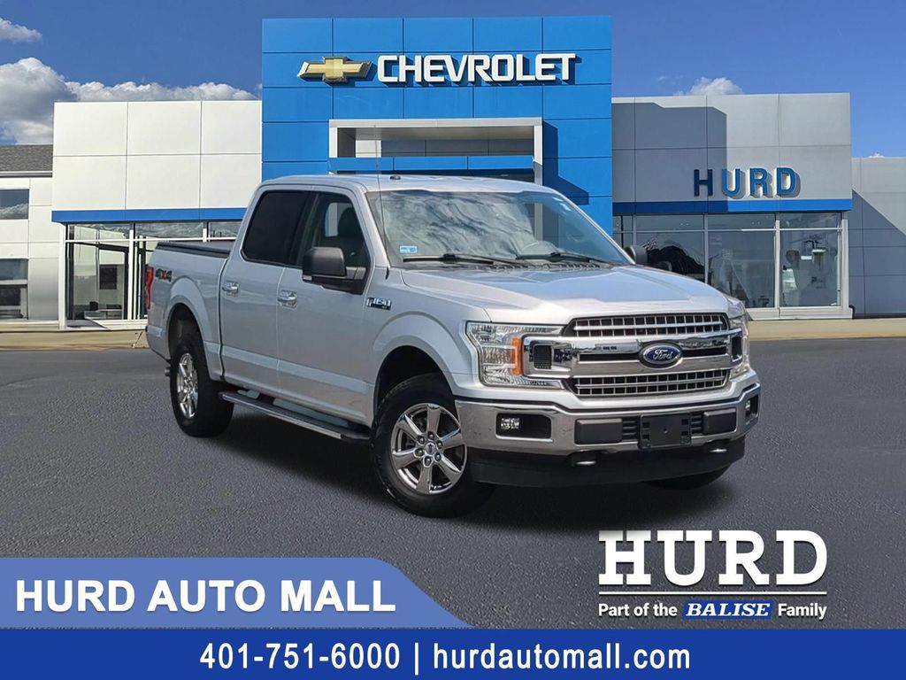 Ingot Silver 2018 Ford F-150 XLT SuperCrew 4WD Pickup Truck Four-Wheel Drive Automatic