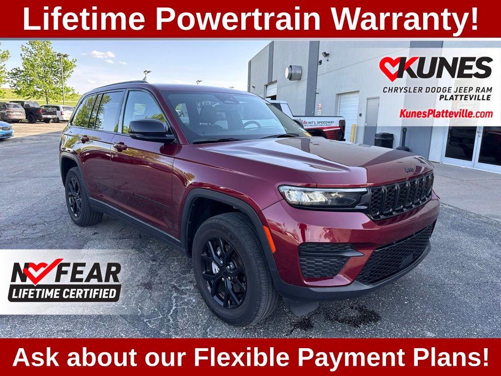 Velvet Red Pearlcoat 2024 Jeep Grand Cherokee SUV / Crossover Four-Wheel Drive 8-Speed Automatic