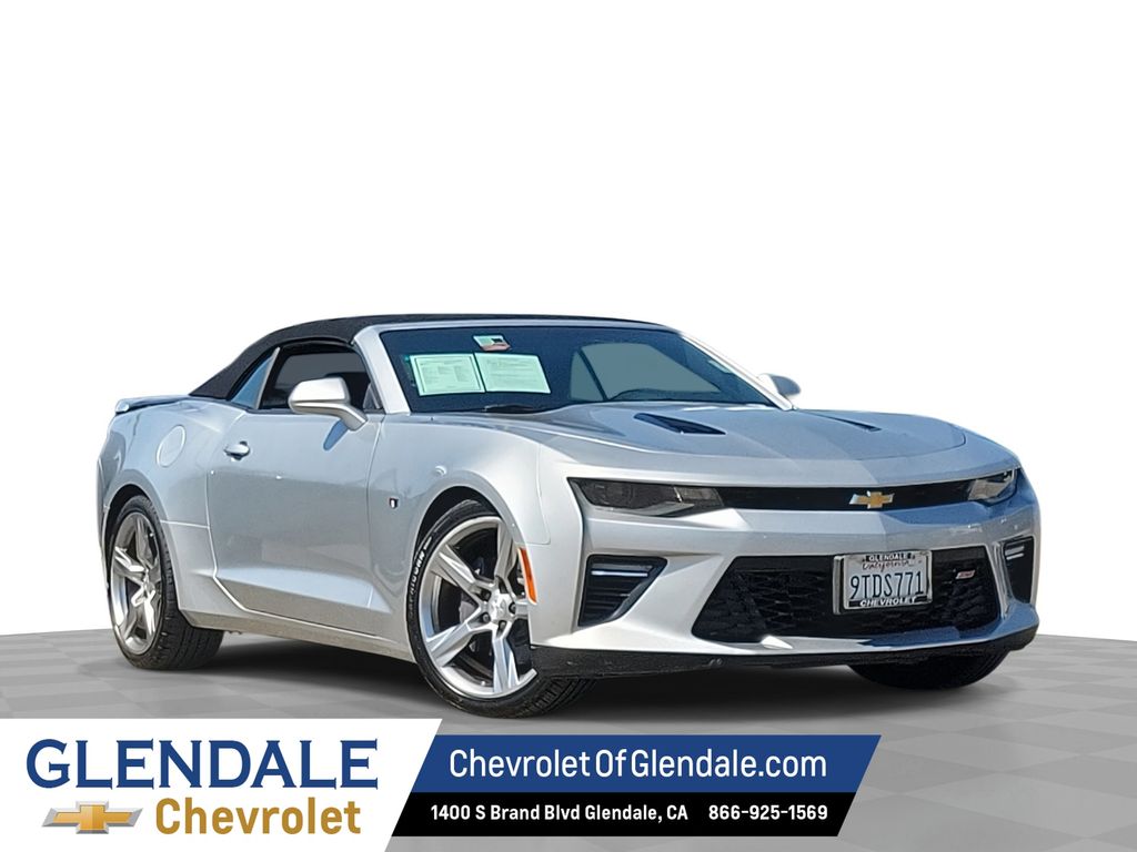Silver Ice Metallic 2017 Chevrolet Camaro 1SS Convertible RWD Convertible Rear-Wheel Drive 8-Speed Automatic