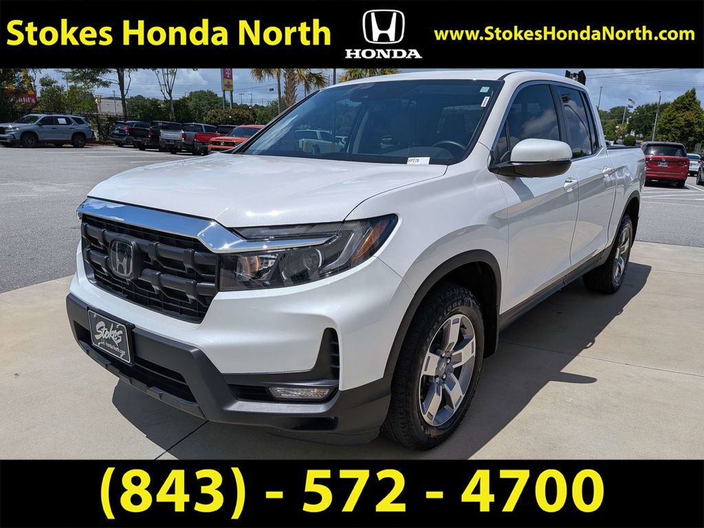 2025 Honda Ridgeline RTL White at Stokes Honda North