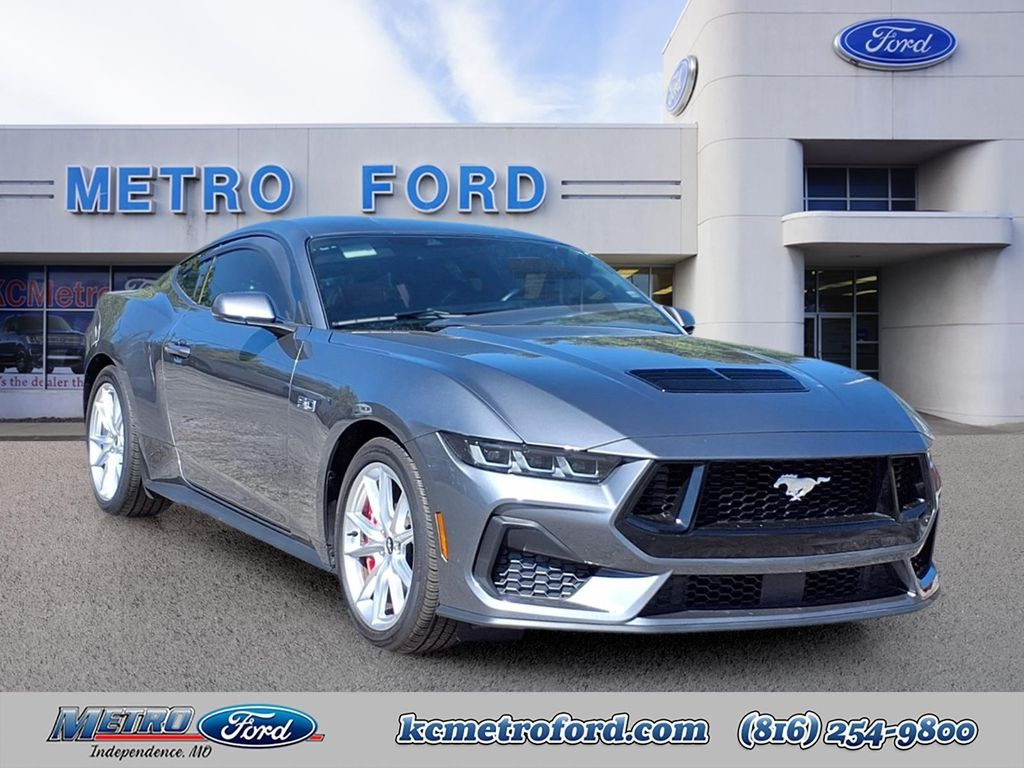 Carbonized Gray Metallic 2025 Ford Mustang Coupe Rear-Wheel Drive Automatic