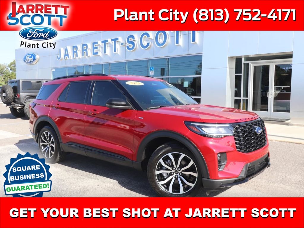 Rapid Red Metallic TC 2025 Ford Explorer ST-Line RWD SUV / Crossover Rear-Wheel Drive Automatic