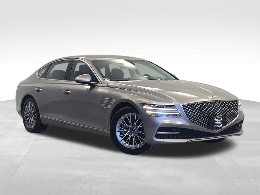 Savile Silver 2023 Genesis G80 2.5T RWD Sedan Rear-Wheel Drive 8-Speed Automatic
