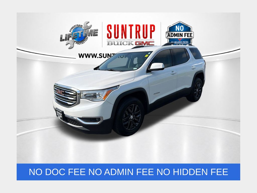 White Frost Tricoat 2019 GMC Acadia SUV / Crossover Front-Wheel Drive 6-Speed Automatic
