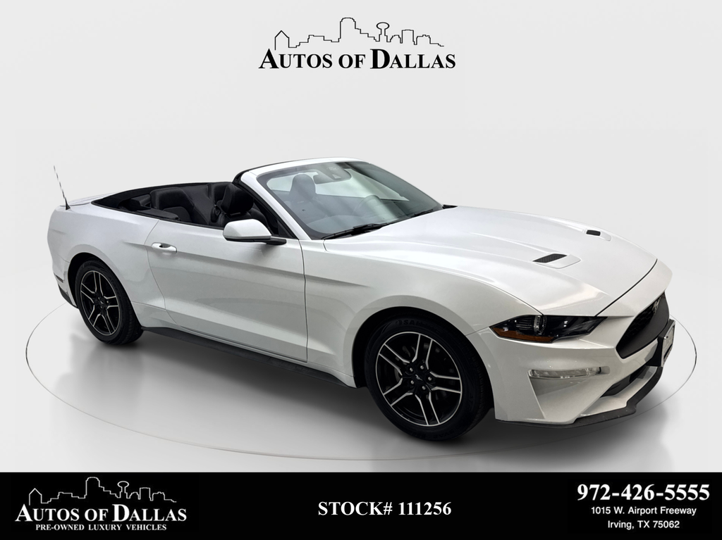 Oxford White 2023 Ford Mustang Convertible Rear-Wheel Drive Automatic