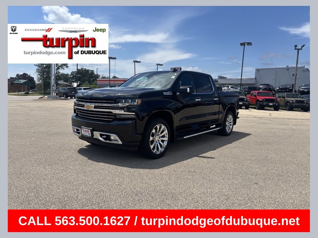 Black 2019 Chevrolet Silverado 1500 Pickup Truck Four-Wheel Drive Automatic