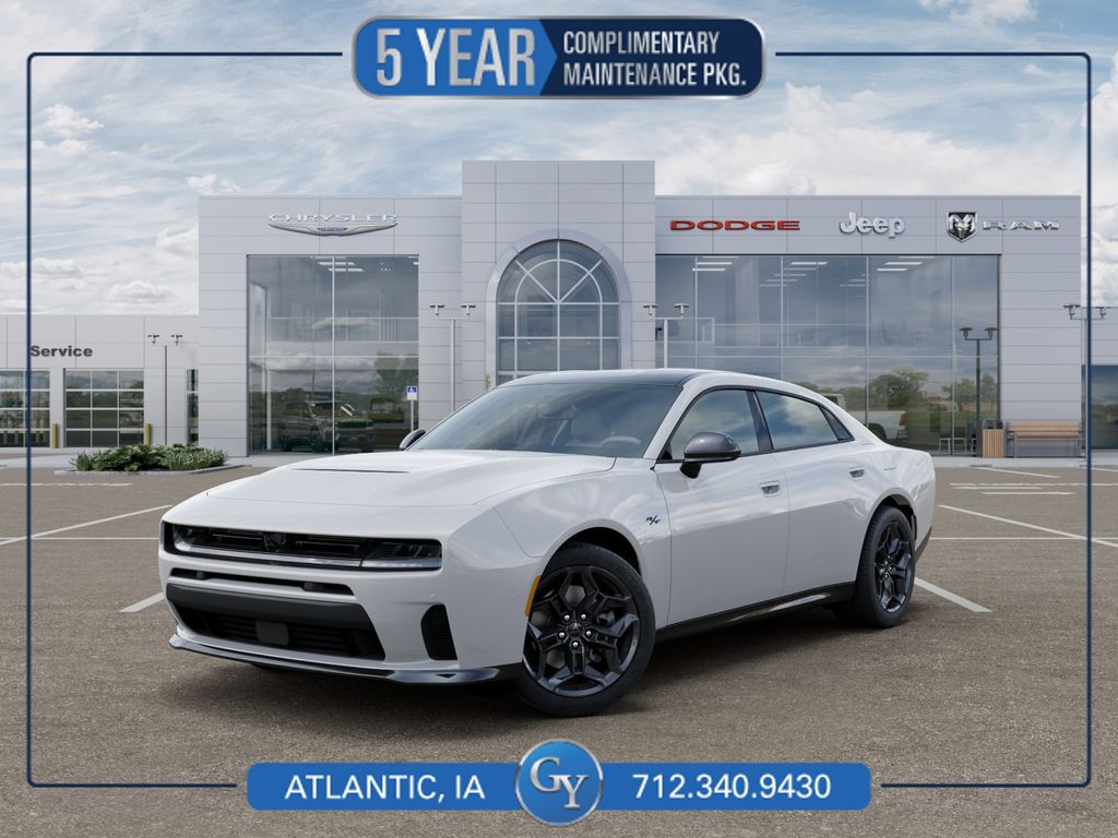 Bright White Clearcoat 2026 Dodge Charger Sedan All-Wheel Drive 8-Speed Automatic