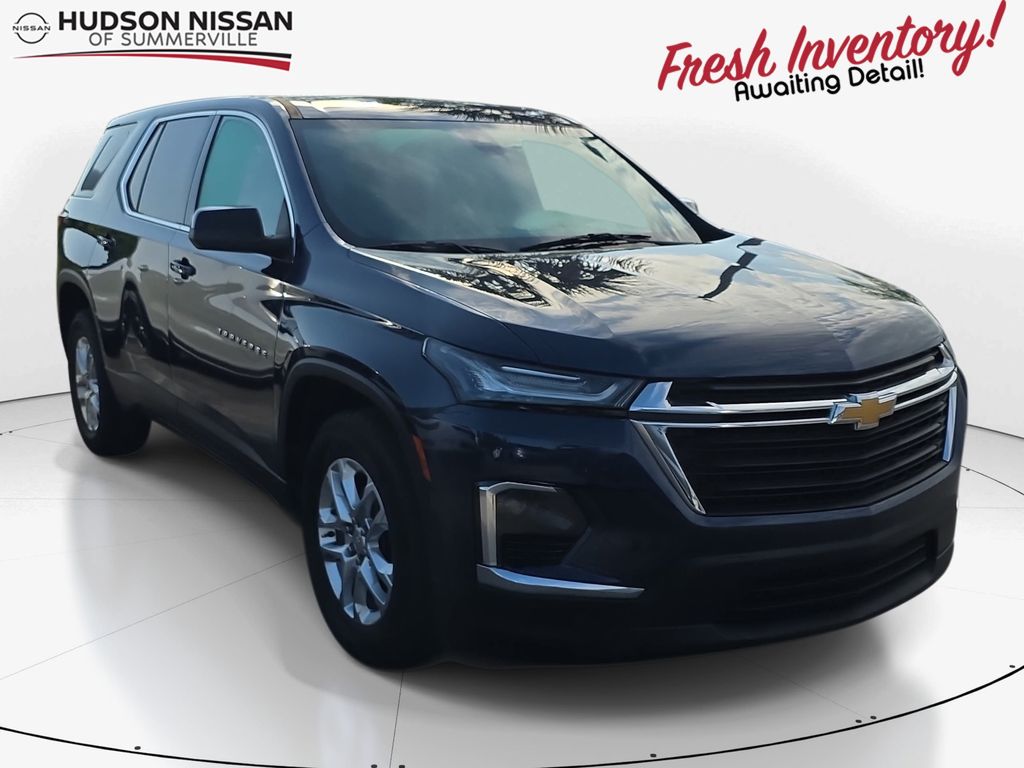 Northsky Blue Metallic 2022 Chevrolet Traverse SUV / Crossover Front-Wheel Drive 9-Speed Automatic