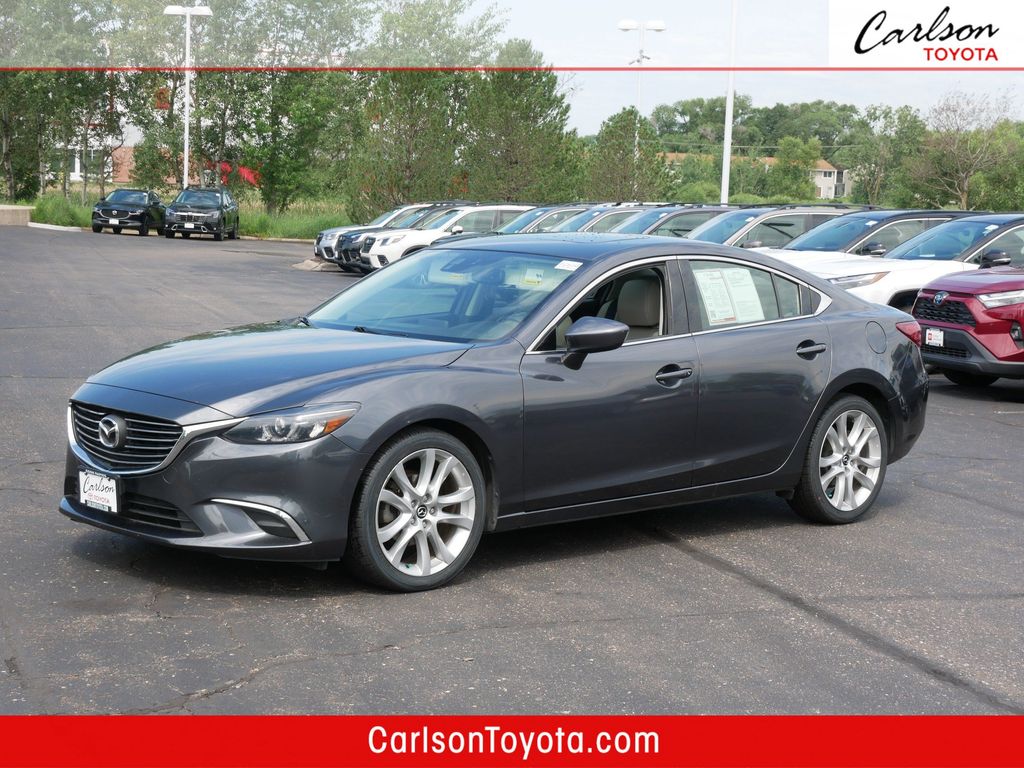 Meteor Gray Mica 2016 Mazda MAZDA6 Sedan Front-Wheel Drive 6-Speed Automatic