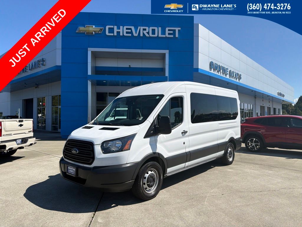 Oxford White 2016 Ford Transit Passenger Van Rear-Wheel Drive 6-Speed Automatic Overdrive