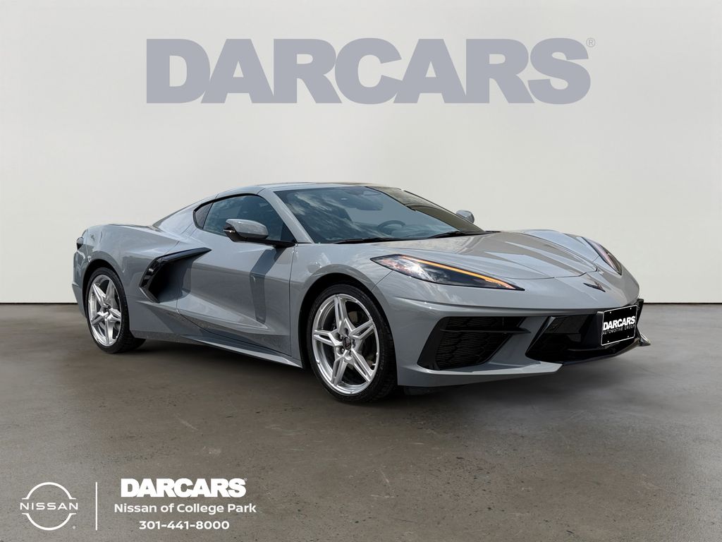 Sea Wolf Gray Tricoat 2025 Chevrolet Corvette Coupe Rear-Wheel Drive 8-Speed Dual Clutch