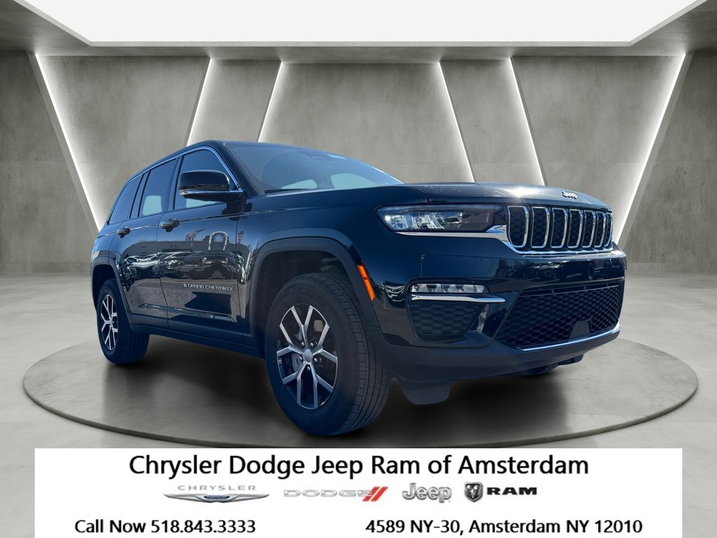 Diamond Black Crystal Pearlcoat 2025 Jeep Grand Cherokee Limited 4WD SUV / Crossover Four-Wheel Drive 8-Speed Automatic