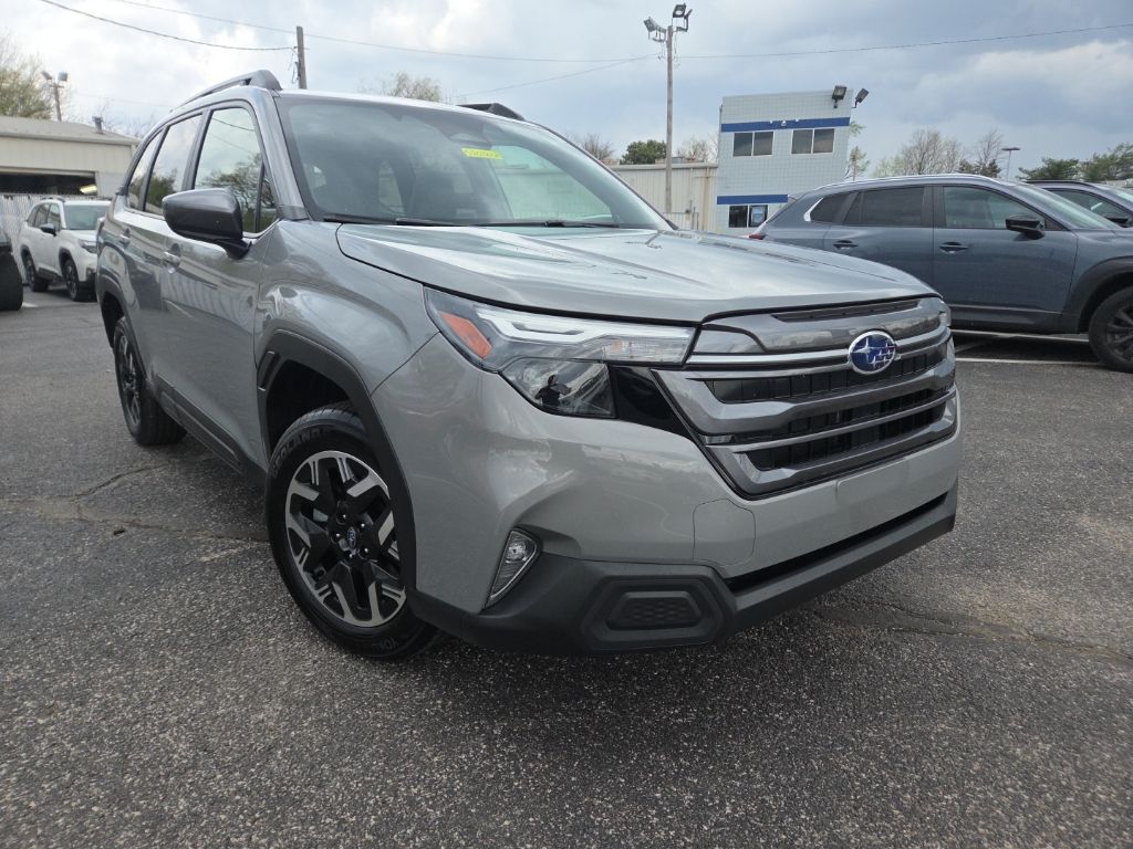 River Rock Pearl 2025 Subaru Forester Premium Crossover AWD SUV / Crossover All-Wheel Drive Continuously Variable Transmission