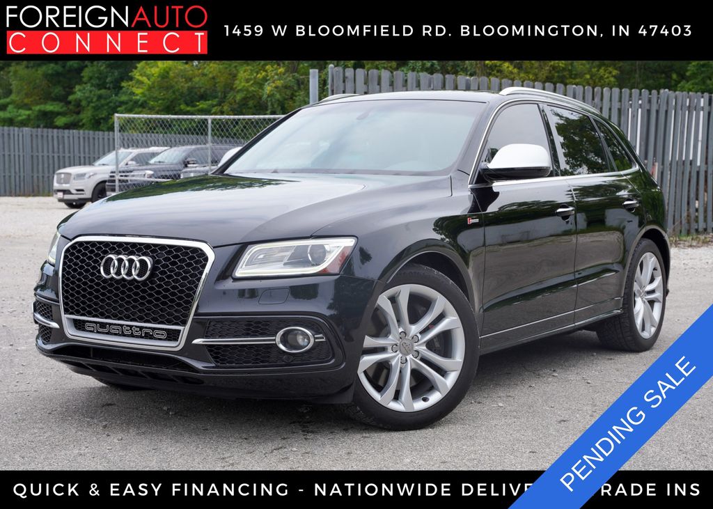 Black 2015 Audi SQ5 SUV / Crossover All-Wheel Drive 8-Speed Automatic