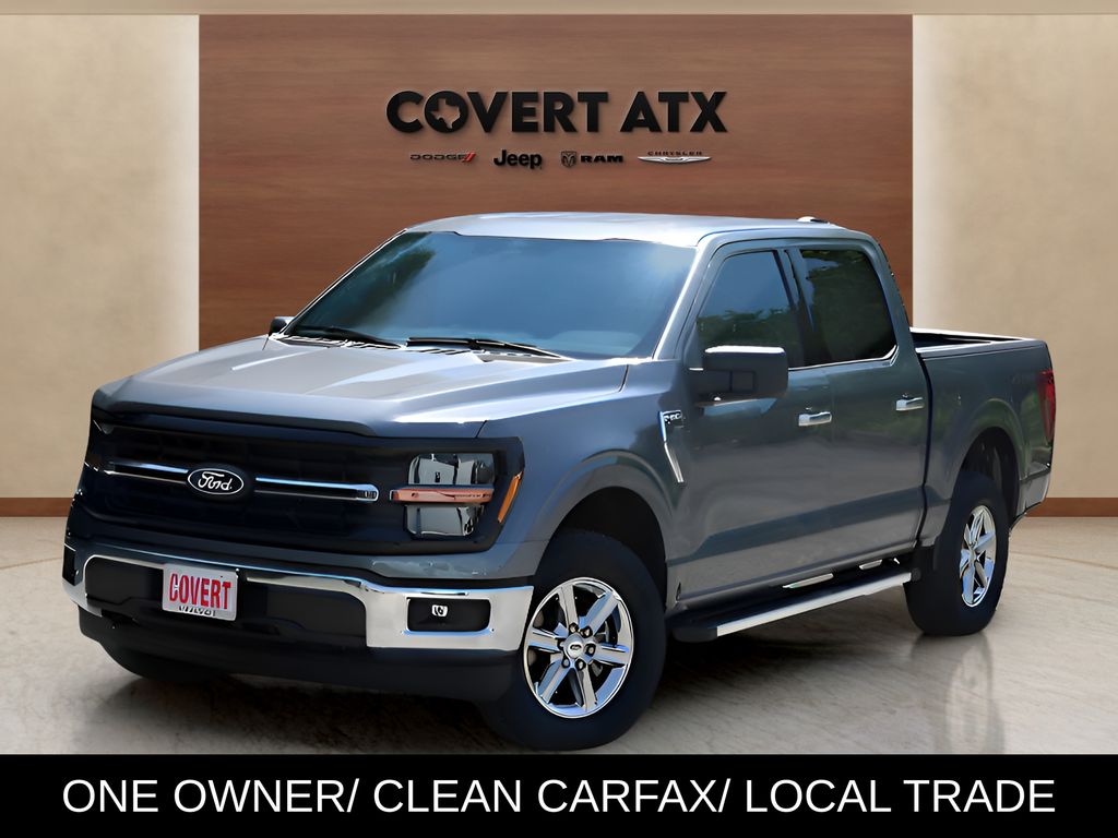 Gray Metallic 2025 Ford F-150 Pickup Truck Four-Wheel Drive Automatic