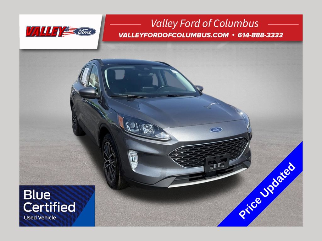 Gray Metallic 2022 Ford Escape Hybrid Plug-in SUV / Crossover Front-Wheel Drive Continuously Variable Transmission